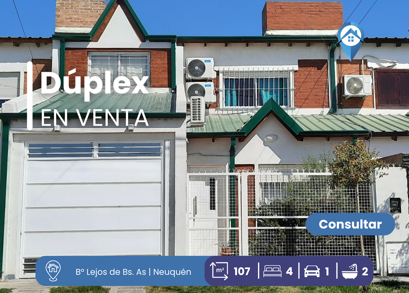 Venta Duplex de 4 habitaciones