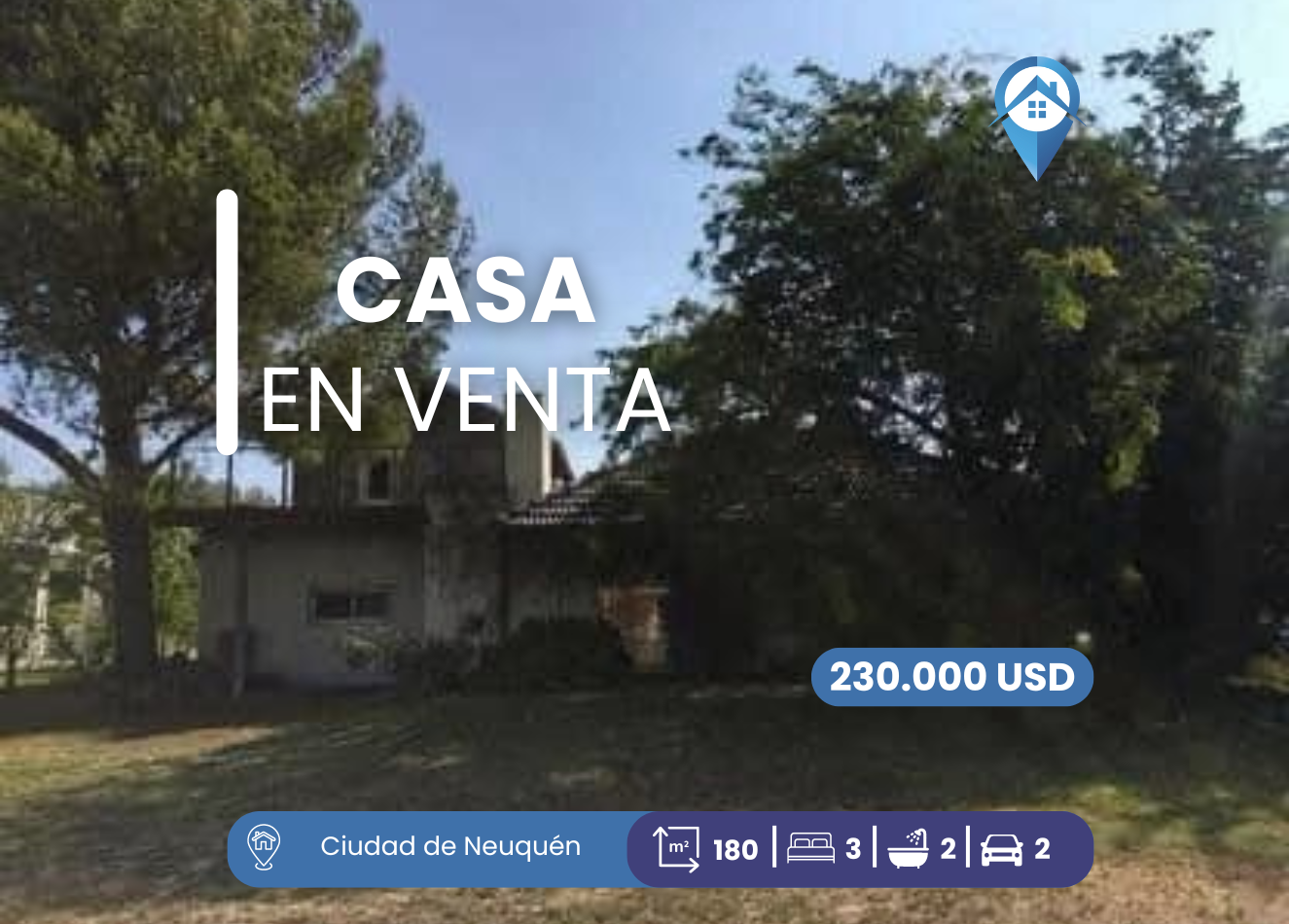 Venta de Casa en B° Privado con cancha Golf