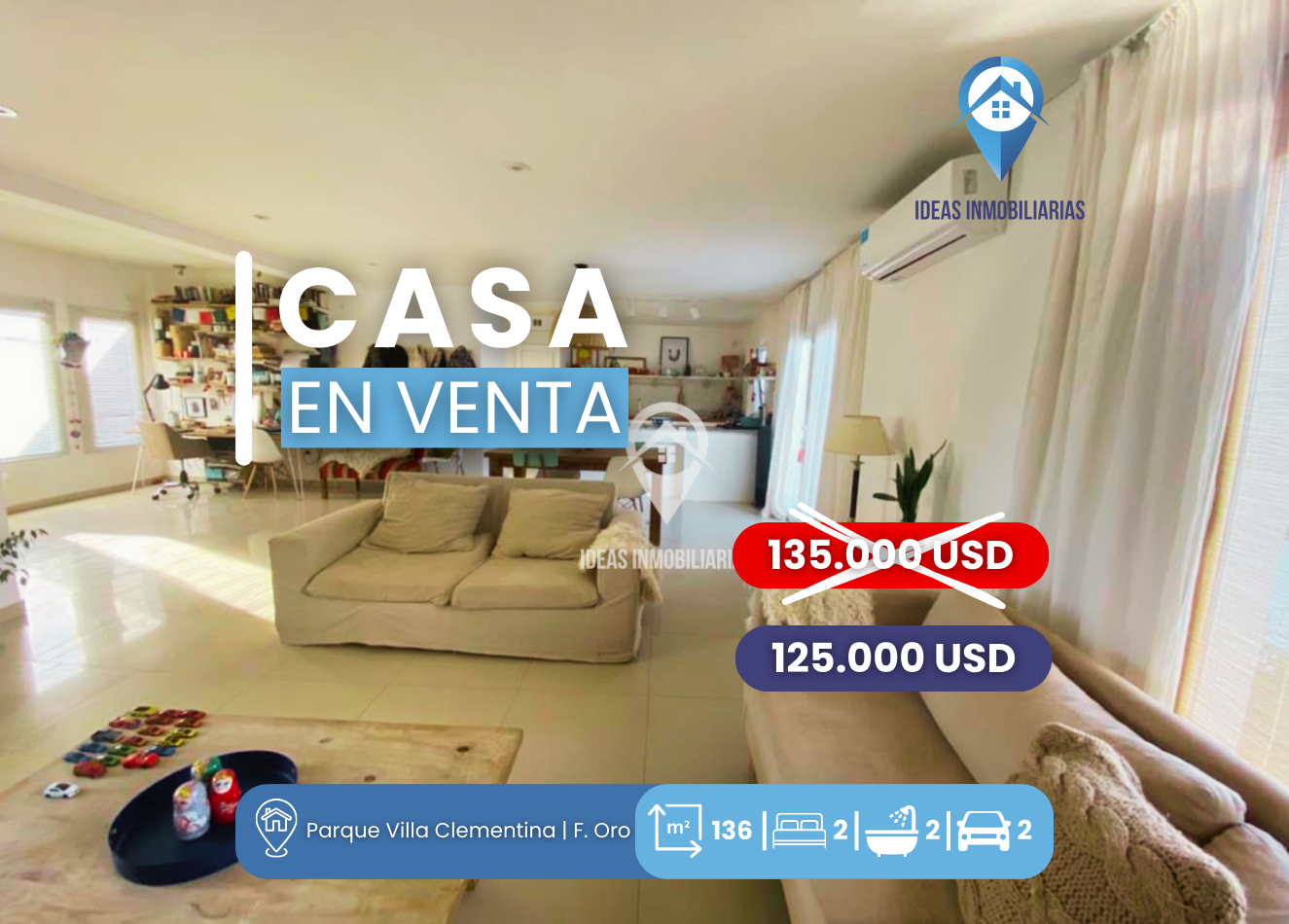 Casa en Venta ciudad de General Fernandez Oro