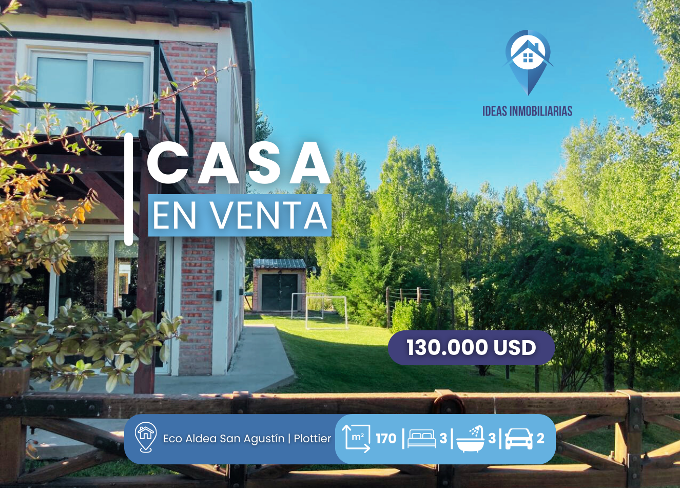 ¡Casa en Venta en Eco Aldea San Agustin, Plottier!