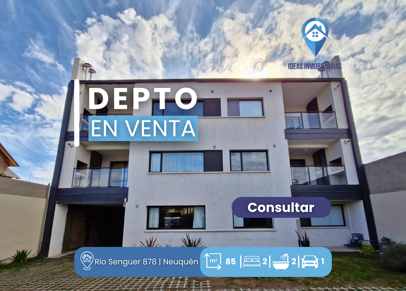 Semipisos de 2 Dormitorios en Rio Senguer 878 | Apto Credito Hipotecario 