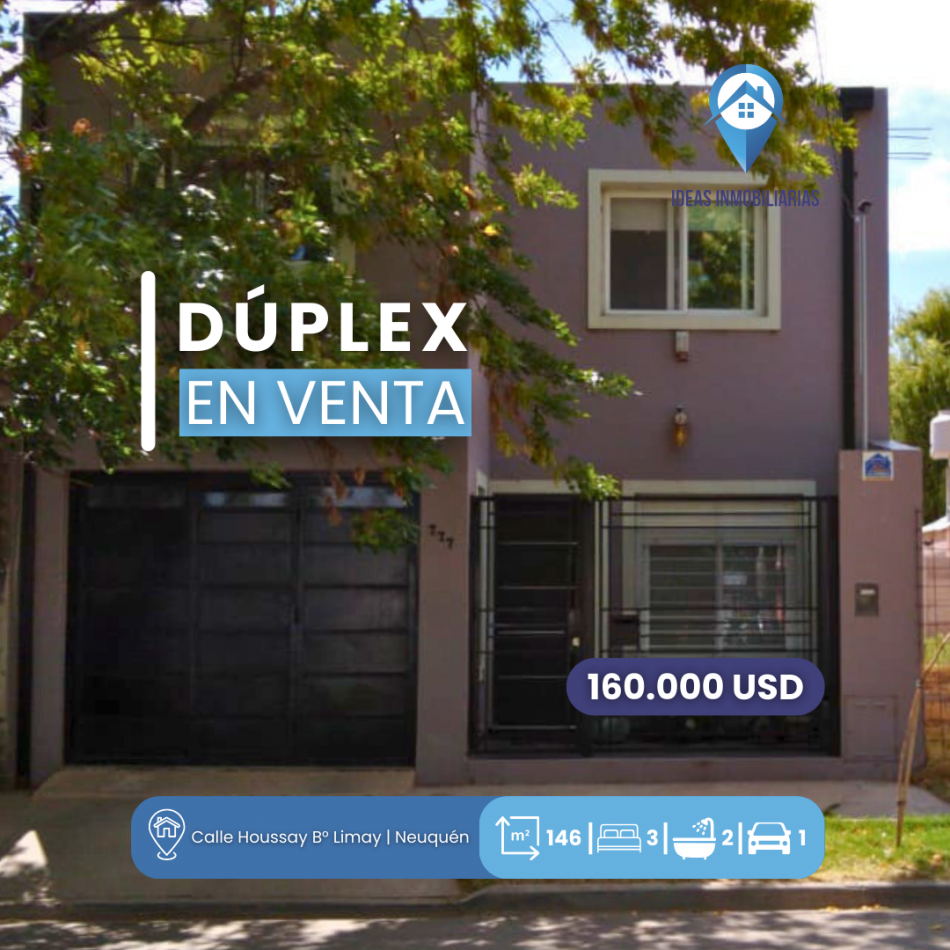 Duplex 3 dormitorios B° Limay, Neuquen Capital 