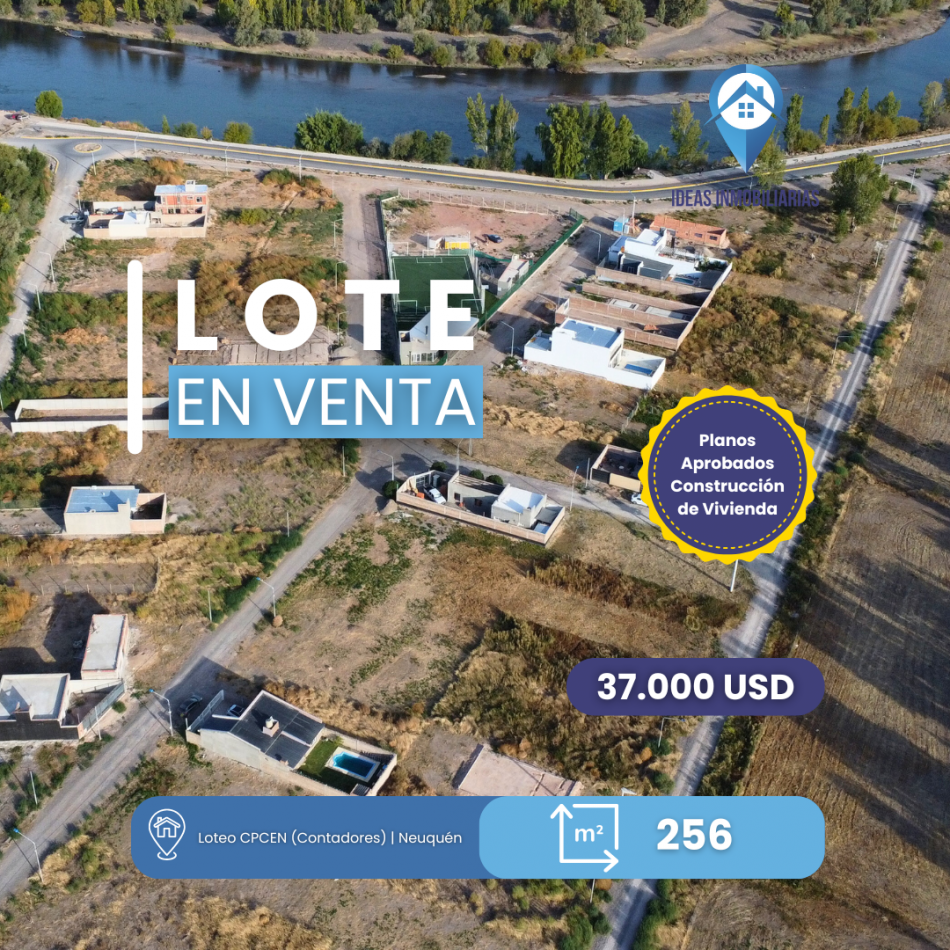 Lote con Planos Aprobados de Casa | Loteo Contadores (CPCEN)