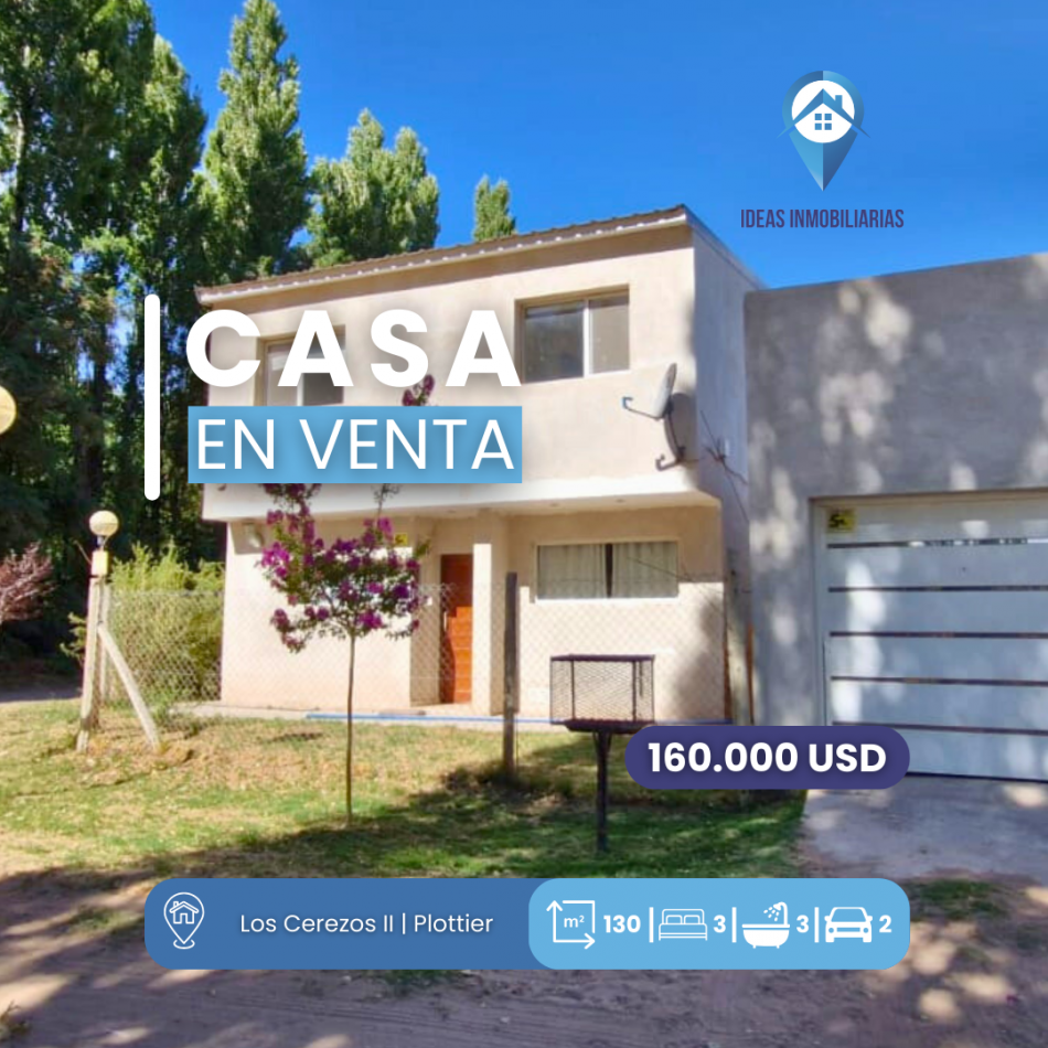 Casa en Venta con Pileta y Quincho | Barrio Los Cerezos II, Plottier 