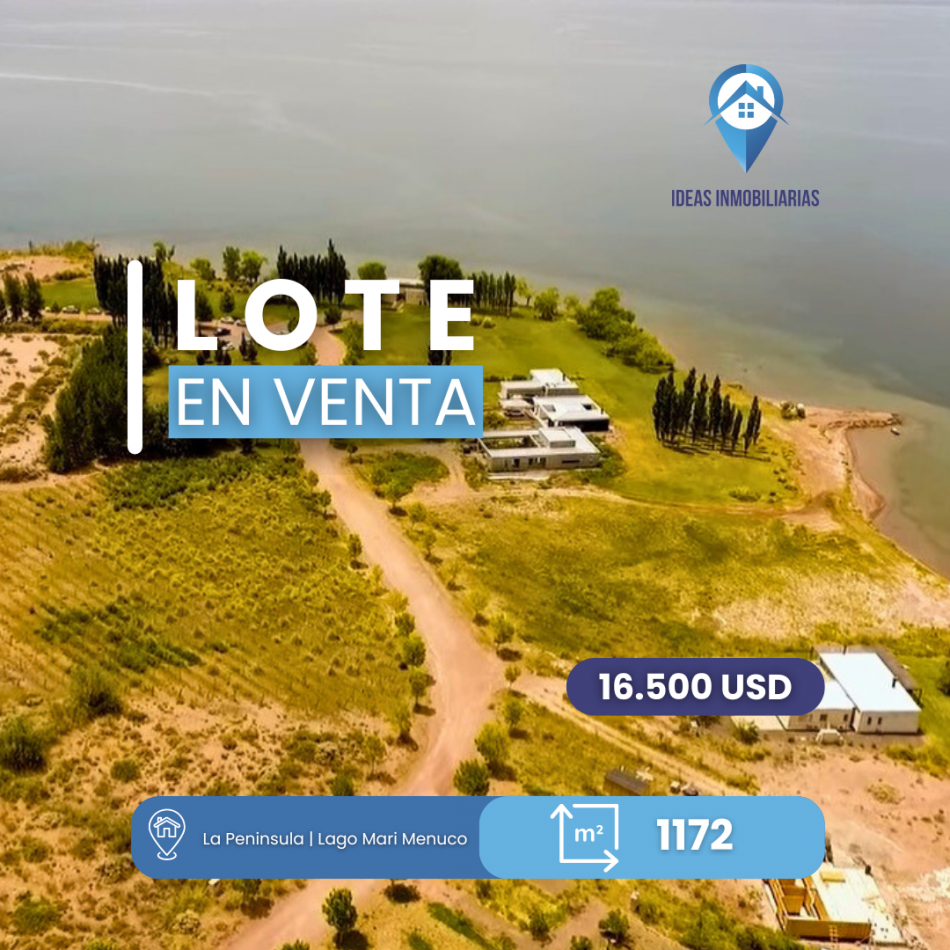 Venta de Terreno en B° Privado La Peninsula | Lago Mari Menuco 