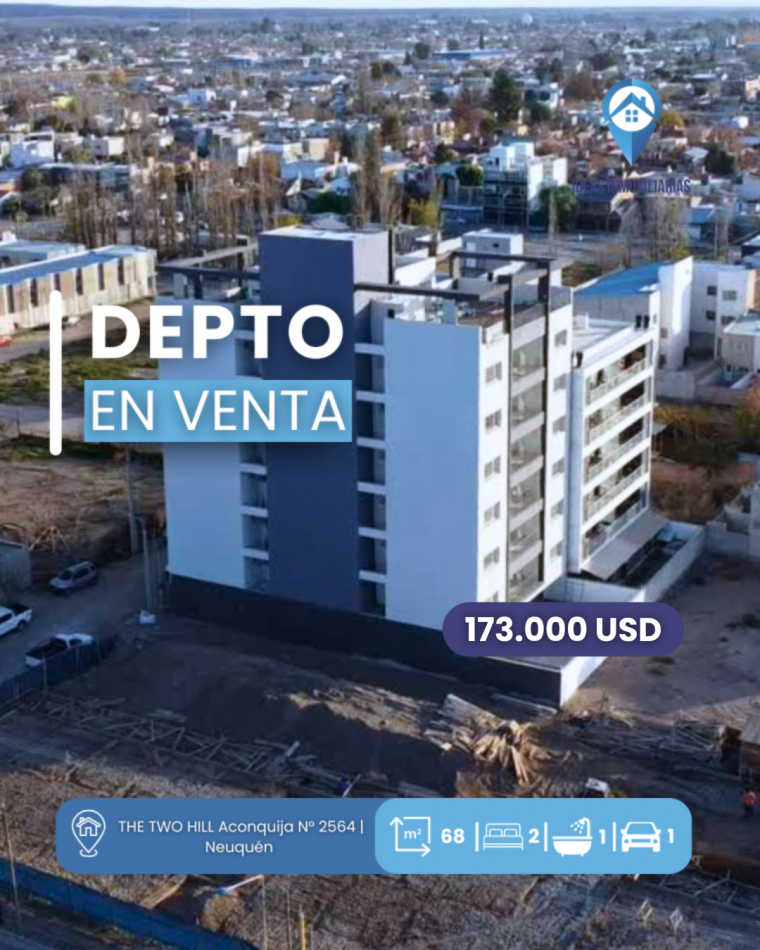Departamentos de 2 dormitorios con Balcon | Edificio The Two Hill