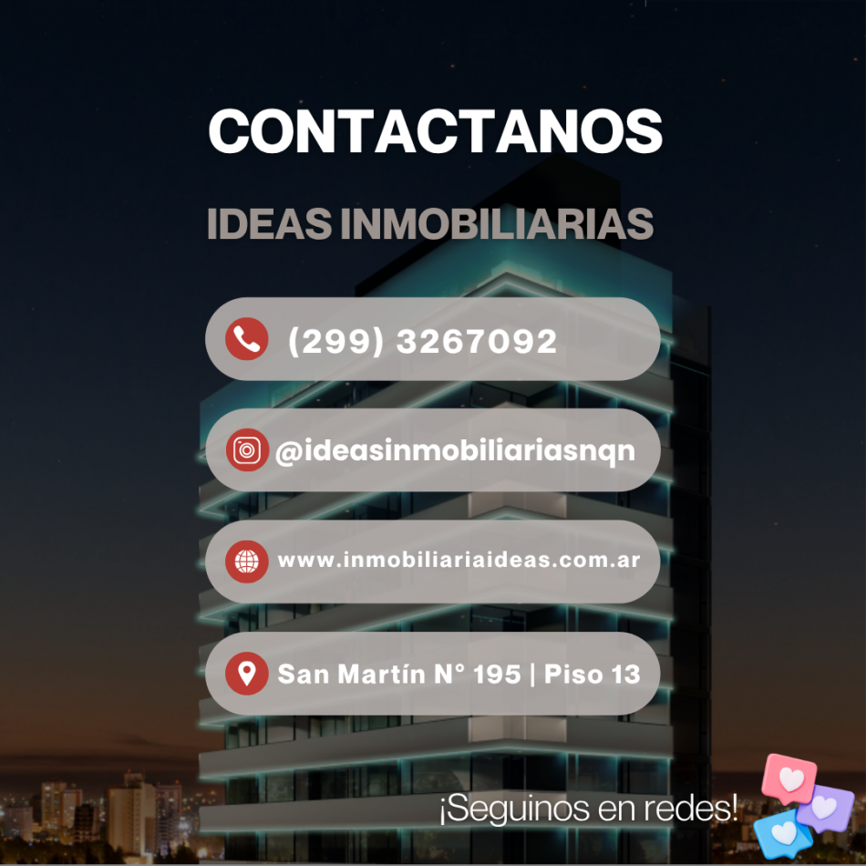 LUMINIA | Monoambiente | Ciudad de Neuquen