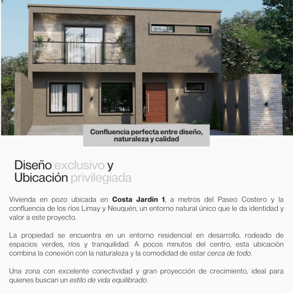 Casa Pomona | 3 dormitorios | Piscina | Neuquen