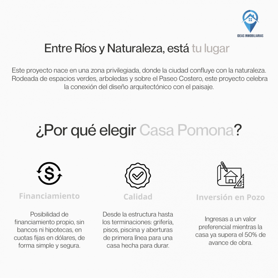 Casa Pomona | 3 dormitorios | Piscina | Neuquen