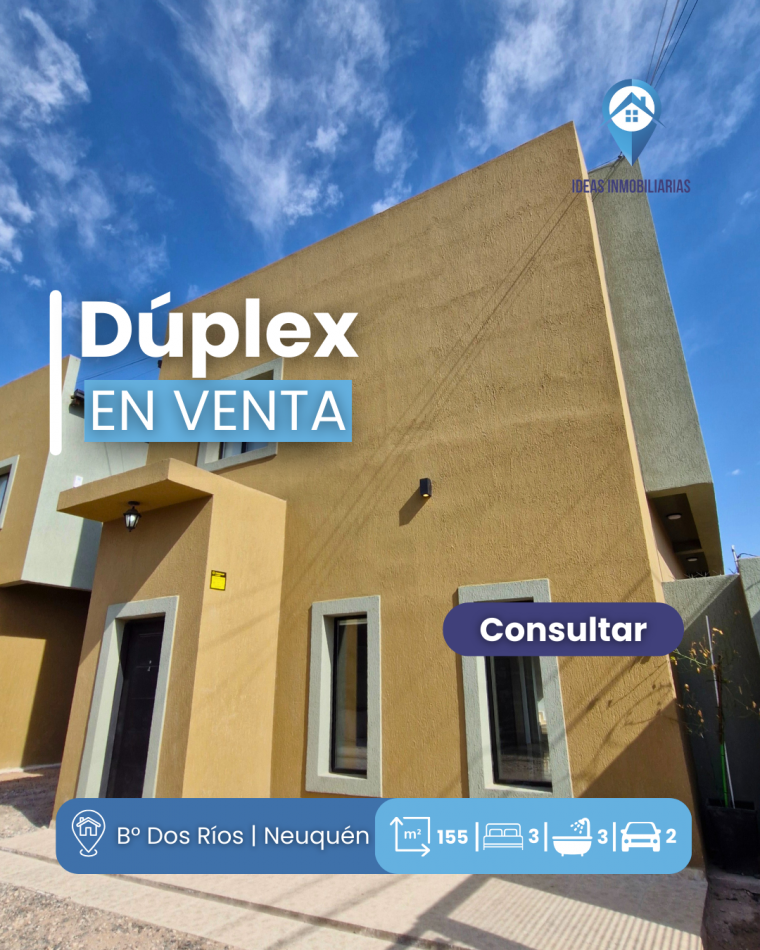 Duplex 3 dormitorios | Barrio Dos Rios | Neuquen
