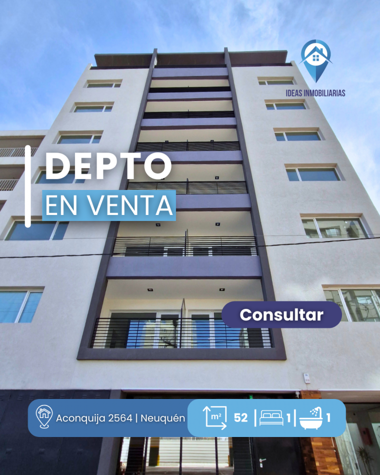 Departamentos de 1 dormitorio con Balcon | Edificio The Two Hill
