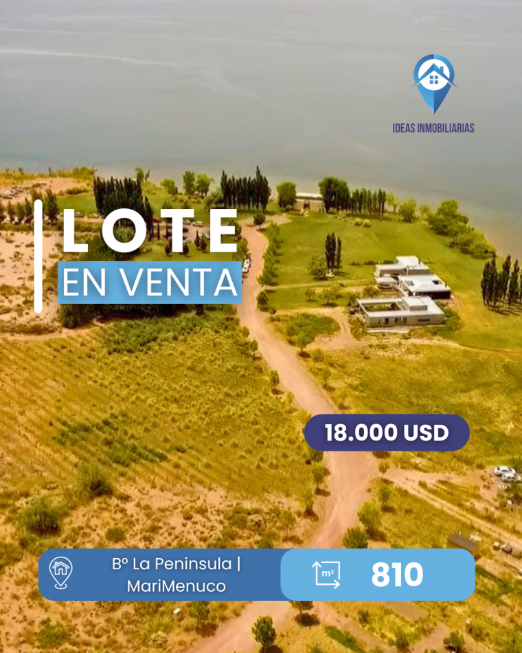 Venta de Terreno en B° Privado La Peninsula | Lago Mari Menuco