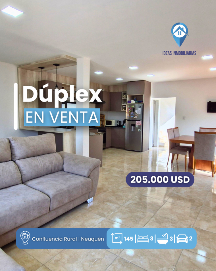 Duplex 3 dormitorios | Confluencia Rural | Neuquen