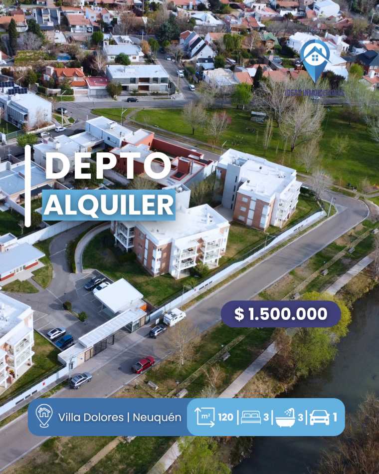 Departamento 3 dormitorios en complejo privado | Jardines del Rey | Neuquen 