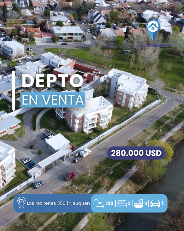 Departamento 3 dormitorios en complejo privado | Jardines del Rey | Neuquen 