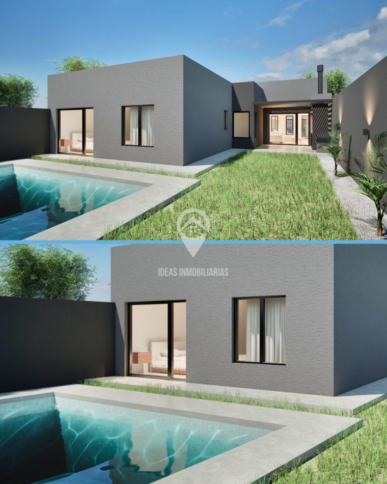 Casa en pozo de 3 dormitorios en Plottier 