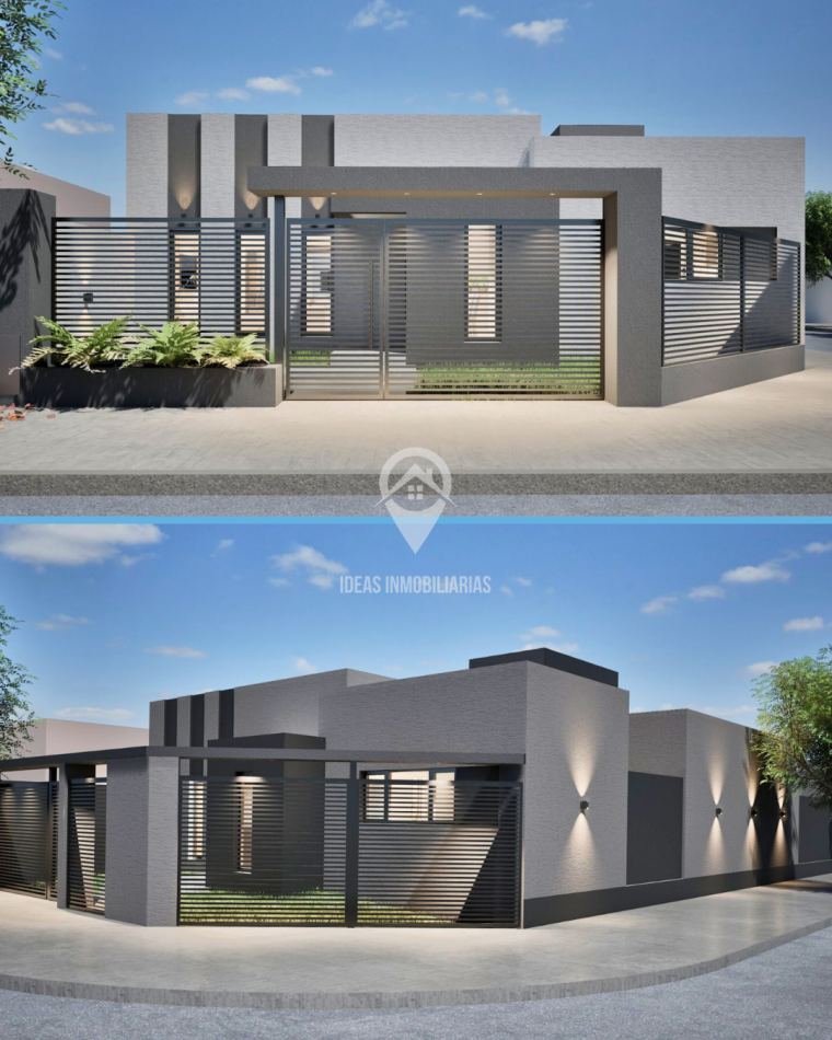 Casa en pozo de 3 dormitorios en Plottier 