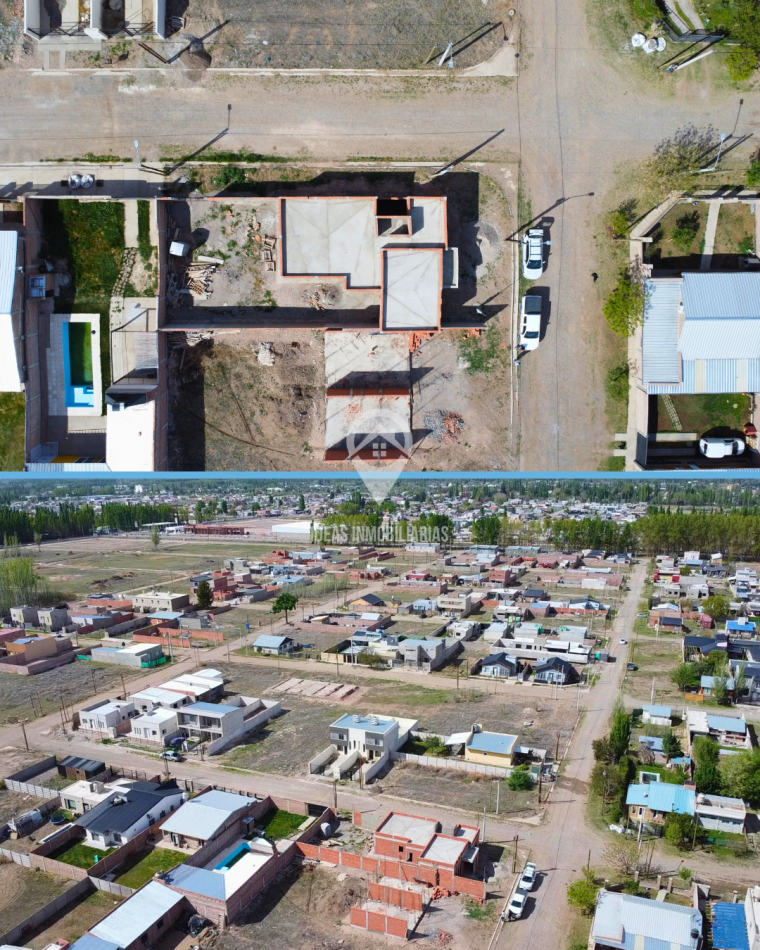 Casa en pozo de 3 dormitorios en Plottier 