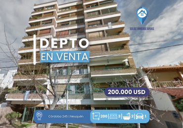 Departamento de 3 Dormitorios en el Centro de Neuquen