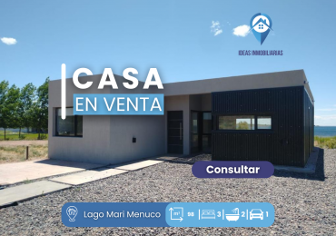 Construccion de casa en el Lago Marimenuco