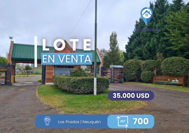 Lote en Venta | Barrio Los Prados, Ciudad de Neuquen 