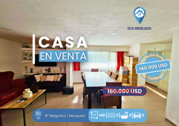 Casa de 3 Dormitorios en Barrio Belgrano