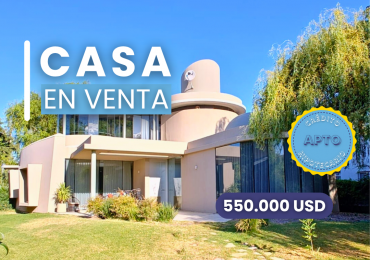 Casa 3 Dormitorios + Estudio | Barrio Privado La Comarca 