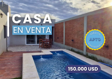 Casa con piscina y quincho | Apta Credito Hipotecario | Centenario 